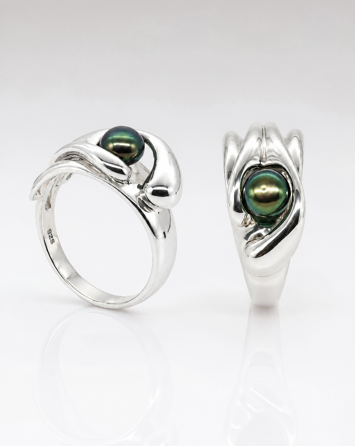 Pearl Swirl Ring