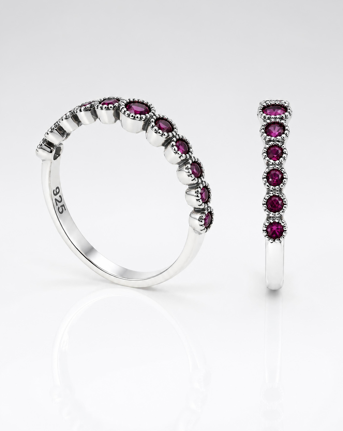 Gemstone Eternity Ring