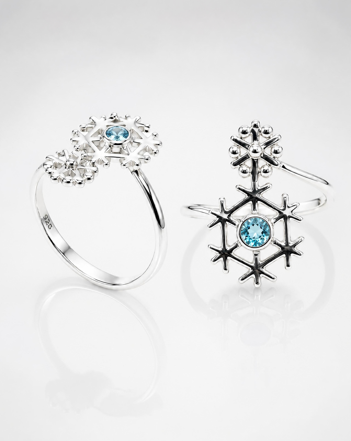 Snowflake Open Ring