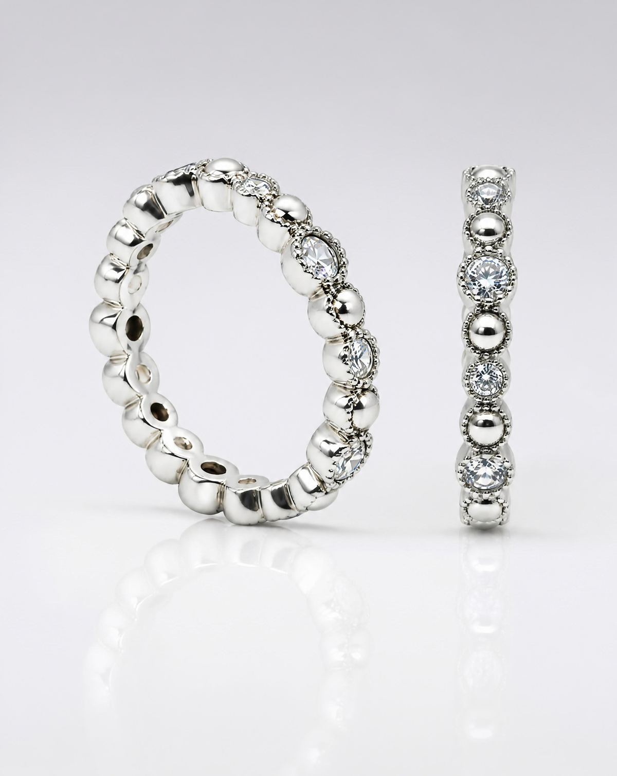 Crystal Eternity Ring