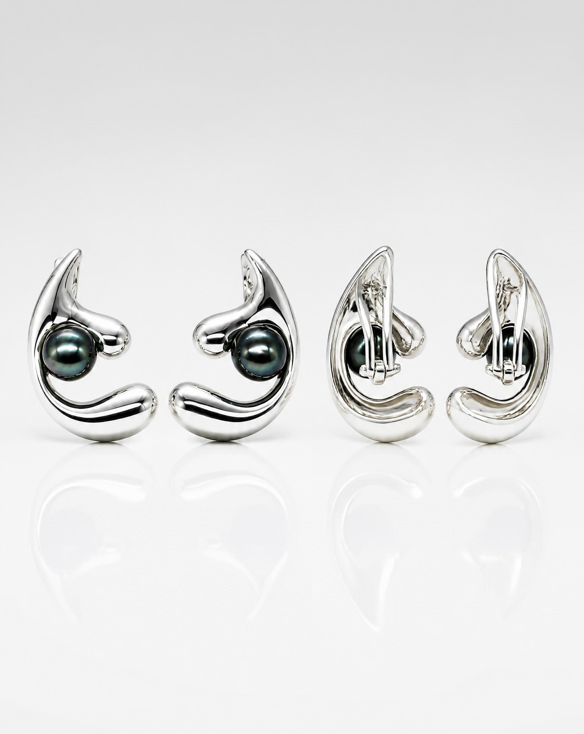Pearl Swirl Earrings