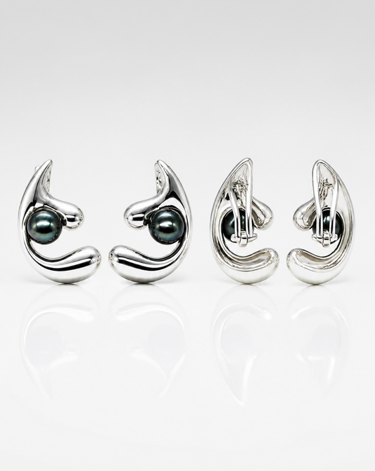 Pearl Swirl Earrings