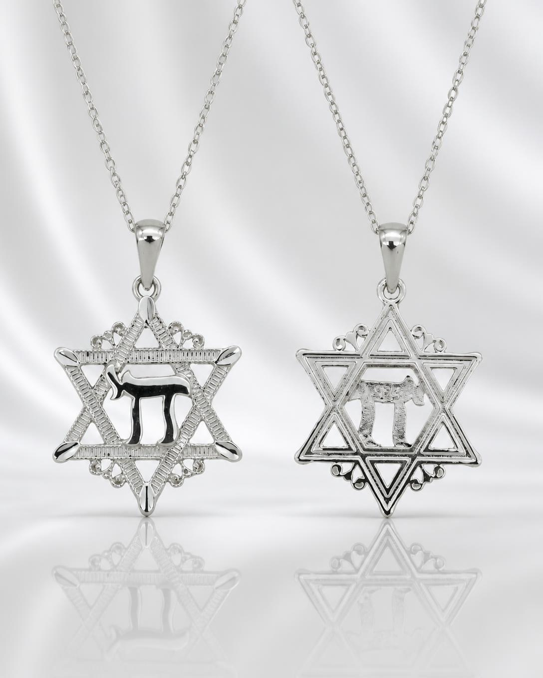 Star of David Filigree Pendant