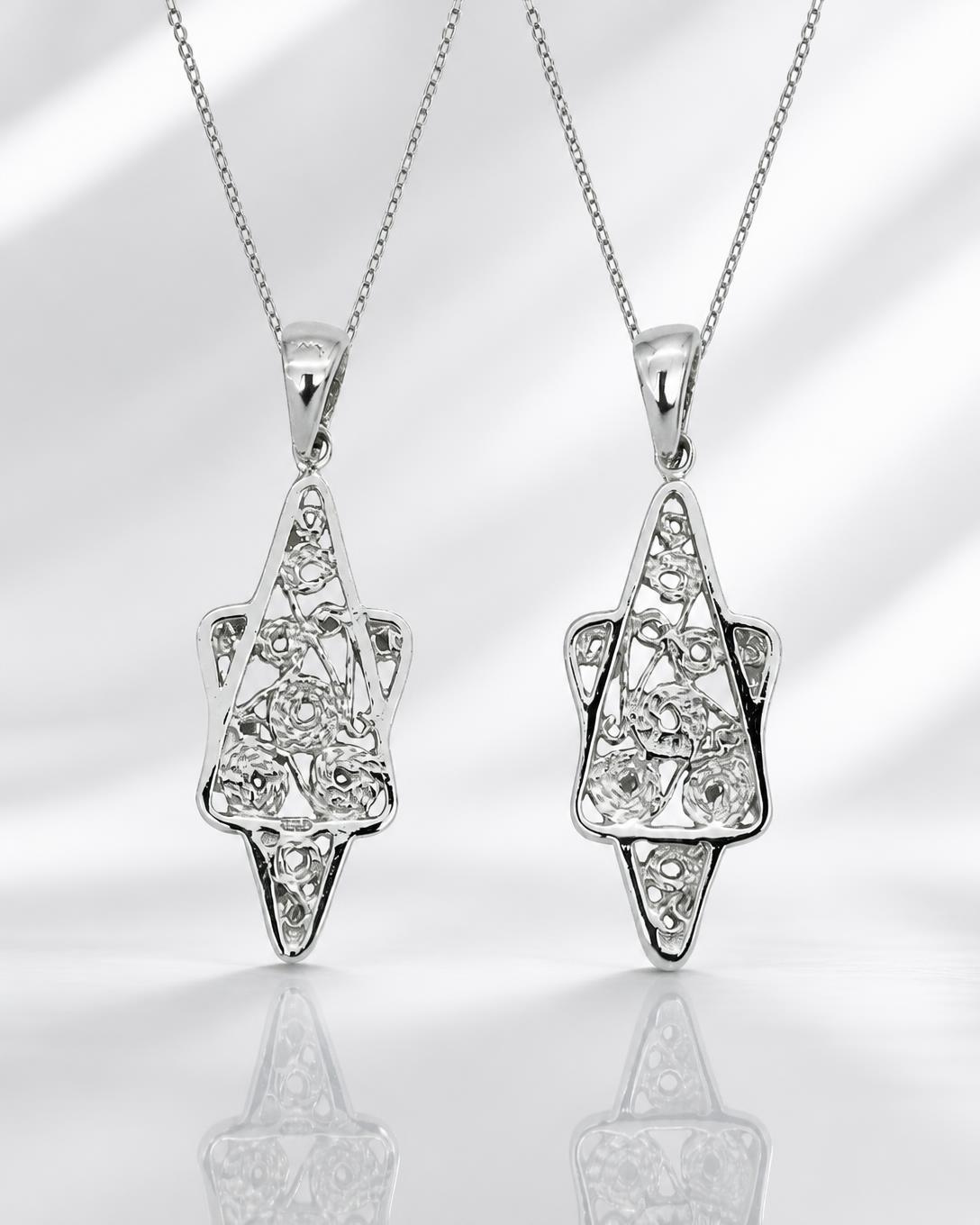 Star of David Filigree Pendant
