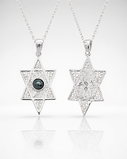 Star of David Filigree Pendant