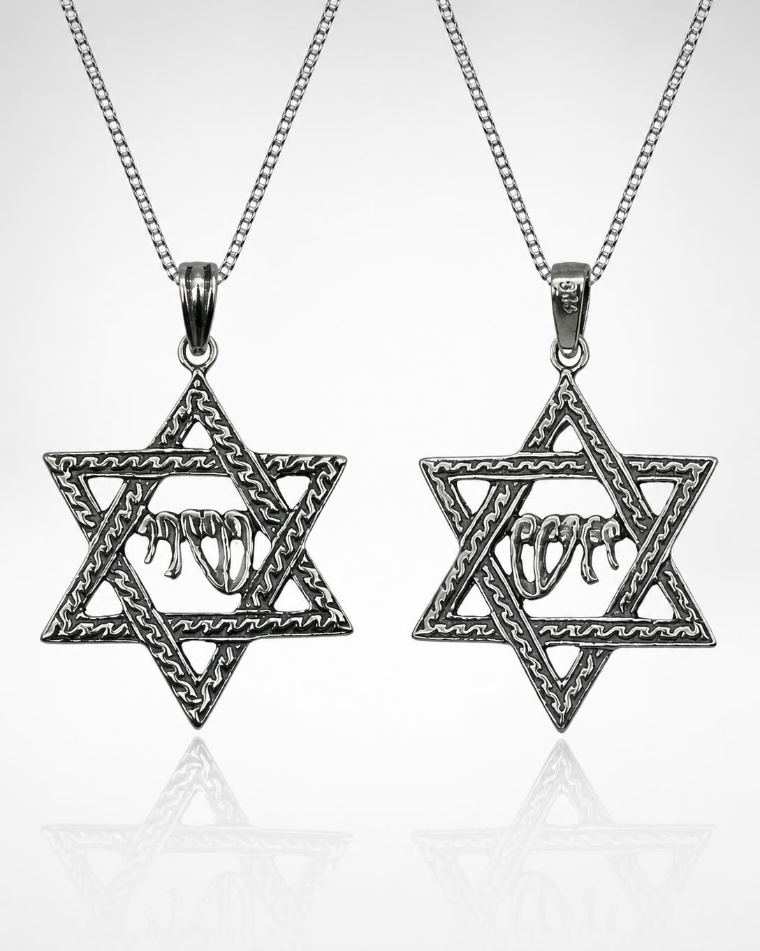 Star of David Filigree Pendant