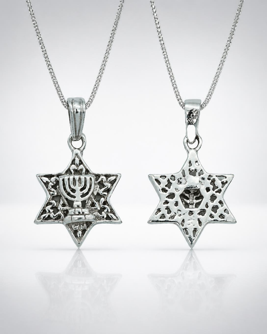 Star of David Filigree Pendant